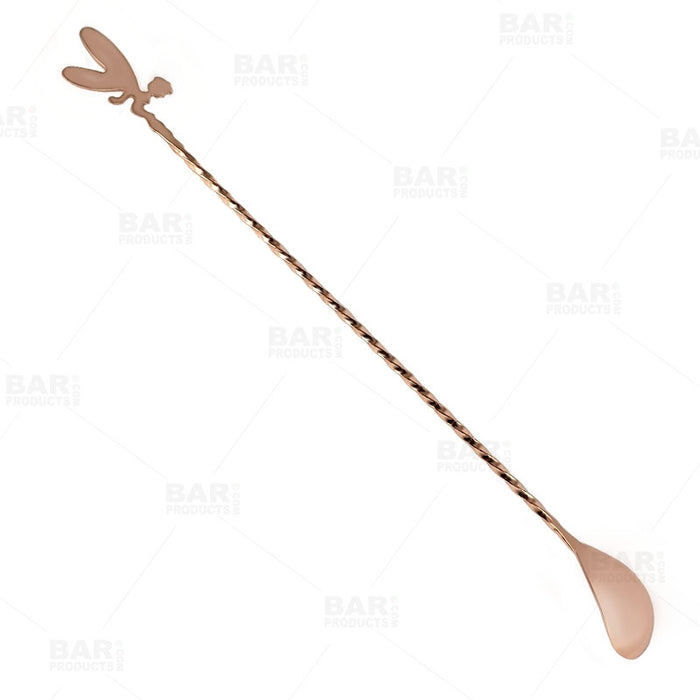 BarConic® Bar Spoon - Copper Plated Cocktail Fairy - 30cm