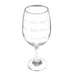 Good Day/Bad Day 20oz Engraved Wine Glass