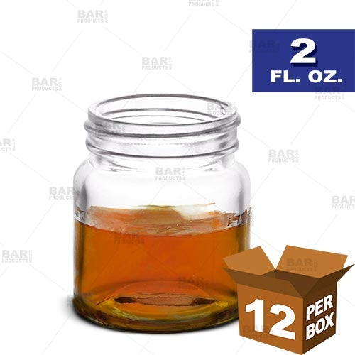 BarConic® Mason Shot Glass - 2 oz [Box of 12]