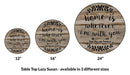 ADD YOUR NAME Lazy Susan - HOME - 3 Different Sizes - Table Top - Handcrafted in USA - Bar Products - Lazy Susan