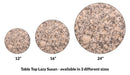 Lazy Susan - GRANITE Designs - 3 Different Sizes - For Kitchen Table Top - Handcrafted in USA - Bar Products - Lazy Susan