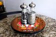 ADD YOUR NAME Lazy Susan - FLORAL WATERCOLOR - 3 Different Sizes - Table Top