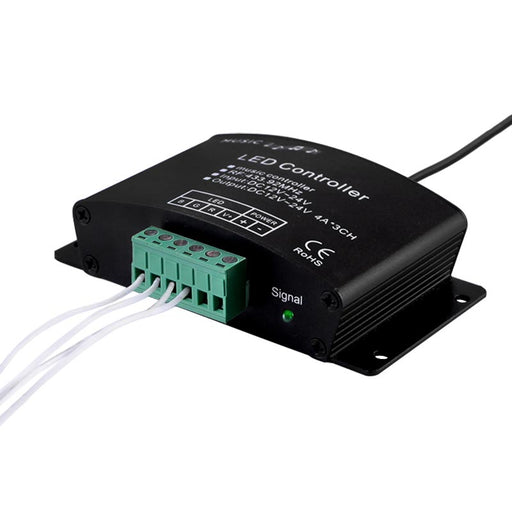 LED RGB Music & Audio Controller - RF Technology - 18 - Key Remote - Bar Products - Remote