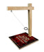 ADD YOUR NAME Tabletop Ring Toss Game - Red Grunge