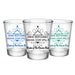 Customizable 1.75 oz. Clear Shot Glass- Drink Responsibly Means Don't Spill it! The Rules of the bar! - AYN