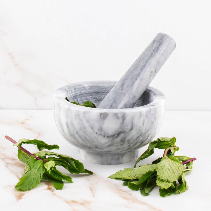 Marble Mortar & Pestle set - Small