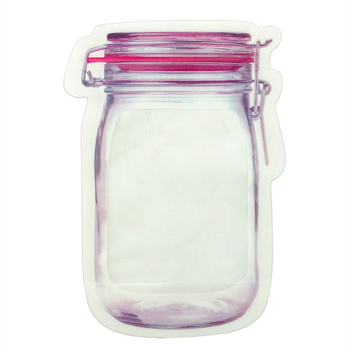 Mason Jar Zipper Cocktail Bag - 17oz