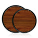 Melamine Wood Grain Non-Slip Trays - Size Options