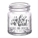 CUSTOMIZABLE - 2oz Clear Mini Mason Jar Shot Glass - One Heart