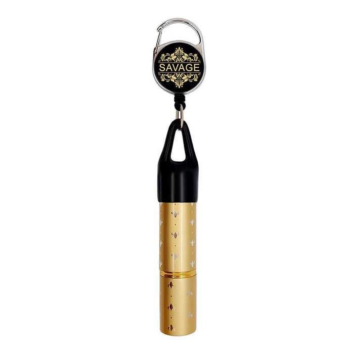 Mister Leash™ - Retractable and Refillable Gold Sanitizer Atomizer - Savage Design