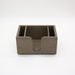 Wooden Bar Napkin & Straw Caddy - Earl Grey