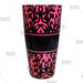 Neon Pink Swirls Cocktail Shaker Tin