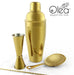 Olea™ Bar Set - Gold Plated - 4 Piece (Bar Spoon Tip Option)