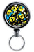 Retractable Reels for Bottle Openers – Splattered Skulls