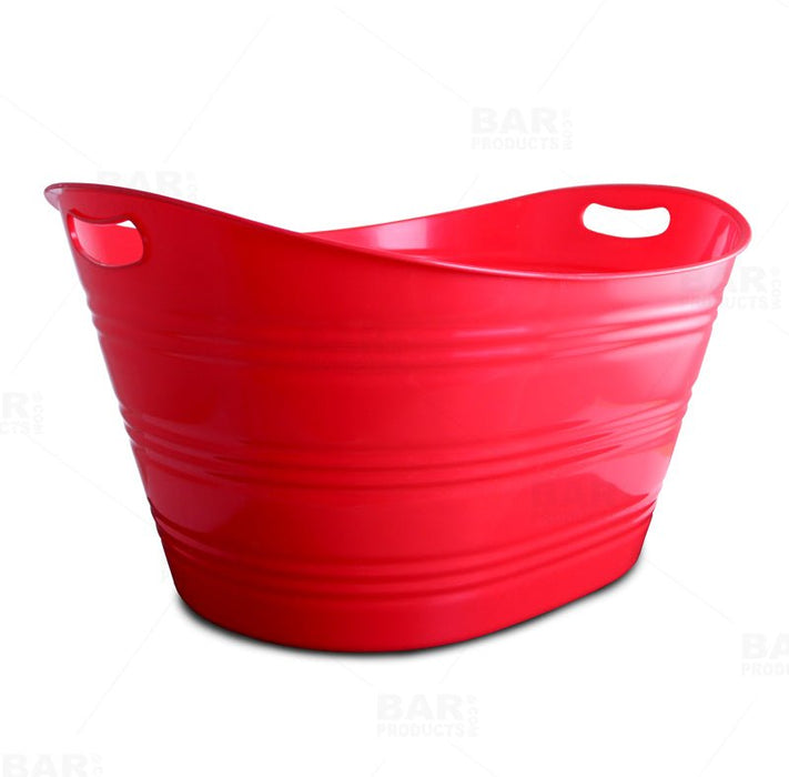 Red Party Bucket/ Beverage Tub