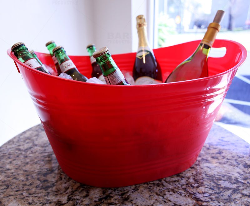 Red Party Bucket/ Beverage Tub