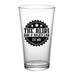 CUSTOMIZABLE - 16oz Pint / Mixing Glass - Badge Design