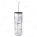 BarConic® Drinkware - Plastic Tiki Cup w/ Lid and Straw - 24 ounce Clear