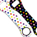 Kolorcoat™ Dog Bone Bottle Opener - Polka Dot - COLORFUL