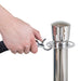 Chrome Stanchion Posts - Set of 2