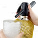BarConic® Soda Siphon - Glass w/Gold Mesh - 1 Liter