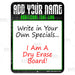 9" x 12" Dry Erase Specials Sign