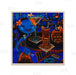 Blue Tiki Bar Square Wooden Table Top - Two Sizes Available