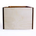 Customizable Wooden Bar Caddy w/ Walnut Stained Interior - Bar Products - Napkin Caddy
