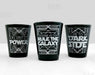 BarConic® 1.75 oz Black Shot Glasses - Multiple Designs