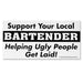 Free Sticker - Support your Local Bartender