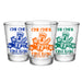 CUSTOMIZABLE - 1.75oz Clear Shot Glass - Tiki Bar