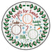 Treats for Santa Full Color Christmas Themed Lazy Susan - Size Options