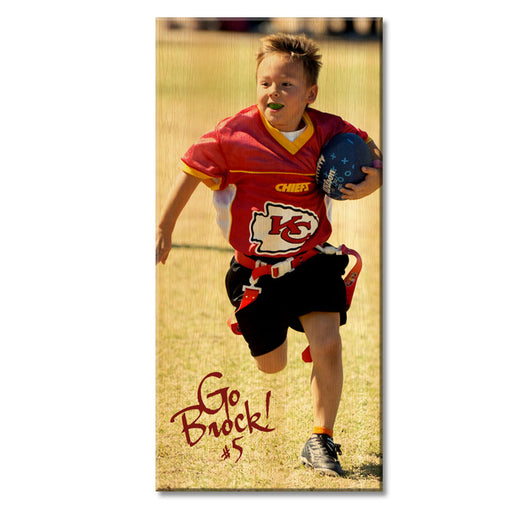 UPLOAD YOUR PHOTO - Personalized Large Wood Plank Sign - 11" x 23"