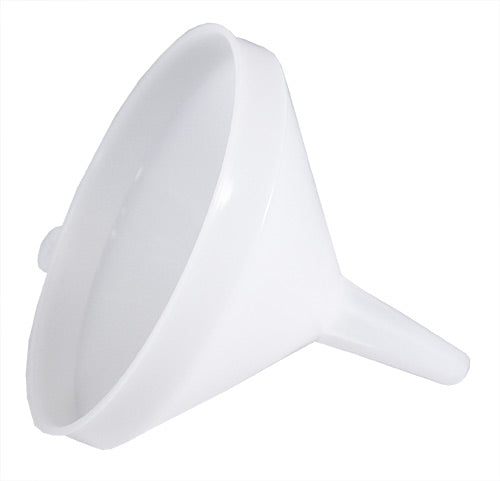 White Plastic Funnels