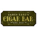  CUSTOMIZABLE Wood Plaque Sign - CIGAR BAR - Color Options