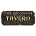 CUSTOMIZABLE Wood Plaque Sign - TAVERN - Color Options