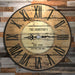 CUSTOMIZE - Rustic Wooden Clock - Family Theme - Multiple Sizes