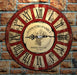 CUSTOMIZE - Rustic Wooden Clock - Wine Theme - Multiple Sizes