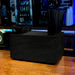 Wooden Bar Napkin & Straw Caddy - BLACK