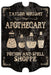 Custom Wood Sign - Tavern Shaped - Apothecary