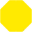 Kolorcoat™ Custom Octagon Metal Bar Sign - Yellow