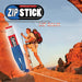 ZIPSTICK lip balm with a hiker in a desert landscape